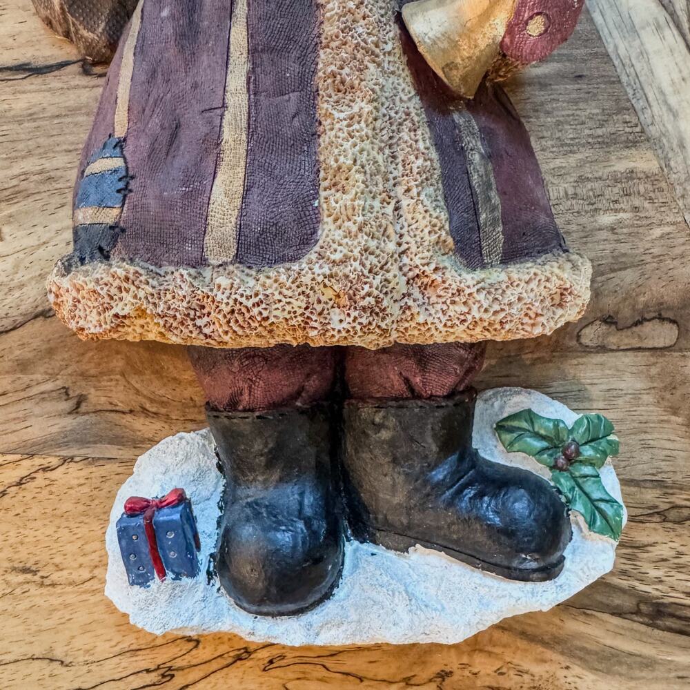 Vintage Old World Christmas Santa Claus Wall Decor, 14.5”H, Styrofoam Casting - Picture 10 of 10